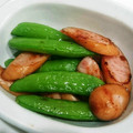 太しっぽ's cooksnap of when they made スナップエンドウとソーセージのさっと炒め.