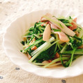 はるシェフ's cooksnap of when they made お弁当に☆水菜ときのこのガーリック炒め.