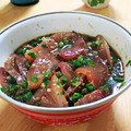 しんおばぁ！'s cooksnap of when they made 我が家のりゅうきゅう（刺身の漬け）.