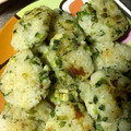 そぅじる★'s cooksnap of when they made 離乳食☆白身魚とほうれん草とご飯のおやき.