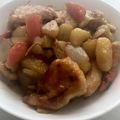 ちーーーーい's cooksnap of when they made 野菜たっぷり鶏胸肉甘酢炒め.