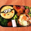◯sumico◯'s cooksnap of when they made カップdeミニオン弁当.
