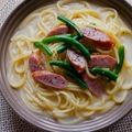 ❤️かわだん❤️'s cooksnap of when they made 残り物で『スープパスタ』.