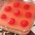 エターニア's cooksnap of when they made さくらんぼゼリーのレアチーズケーキ.