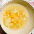ねむこっこ's cooksnap of when they made ☆白だしでふんわり卵とカニキャベスープ☆.