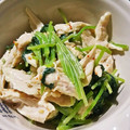 Piyoonn's cooksnap of when they made 小鉢に♪三つ葉とささみの和えもの。.