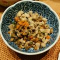 まめりんこ's cooksnap of when they made 根菜＆キノコたっぷり♪高野豆腐そぼろ.