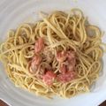 うみうまゆうこ's cooksnap of when they made 簡単！ツナとトマトのカレー風味パスタ.