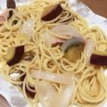 クックP52PBR☆'s cooksnap of when they made 簡単☆さつまいもとベーコンのパスタ☆.
