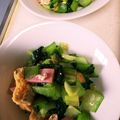 くるみハム's cooksnap of when they made ハム*きくらげ*チンゲン菜の中華風炒め.