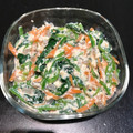 マメ柴's cooksnap of when they made ほうれん草の白和え☆.