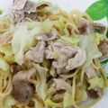 桜空星's cooksnap of when they made 食欲そそる！！豚塩キャベツパスタ.