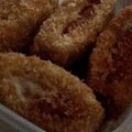 りーとぽん's cooksnap of when they made 簡単 お弁当にも はんぺんハムチーズカツ.