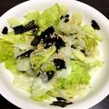 yumtas♥'s cooksnap of when they made 簡単レタス海苔サラダ.