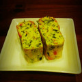 クックGP18W1☆'s cooksnap of when they made 味付け不要めかぶと蟹カマのとろとろ卵焼き.