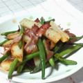 omachan's cooksnap of when they made さやいんげんとじゃが芋のバター炒め.