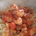 クックFCVH96☆'s cooksnap of when they made ささみとキノコのトマトクリームパスタ.