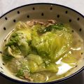 MYAR's cooksnap of when they made 簡単☆たっぷりレタスと豆腐のスープ.