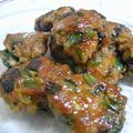 lunatomo's cooksnap of when they made にら団子と葱の甘辛焼き煮.