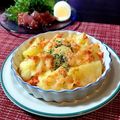 misatona's cooksnap of when they made ☆明太じゃがバター☆のチーズ焼き.