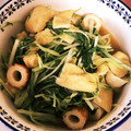 あっこ٭♫'s cooksnap of when they made 水菜と揚げの煮びたし.