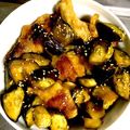 夕飯は６時です's cooksnap of when they made 鶏手羽元となすの照り焼き.