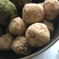 スィー's cooksnap of when they made もちもちポンデケージョ★胡麻きな粉味.
