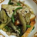おしひと's cooksnap of when they made 甘辛炒め☆なす・ピーマン・さつま揚げ.