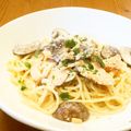るるおか's cooksnap of when they made スモークサーモン＆マッシュルームパスタ♬.
