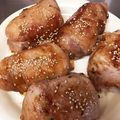 うるりらじいさん's cooksnap of when they made 豚肉で簡単☆肉巻きおにぎり☆.