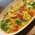 ひかゆまま's cooksnap of when they made 簡単！卵とトマトとレタスの中華炒め.