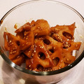 はるタヌ's cooksnap of when they made 簡単！れんこんの韓国風きんぴら.