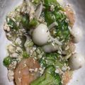 ぽんこぽこり's cooksnap of when they made ブロッコリーとエビ・イカミックスで中華風.