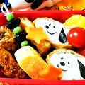 yukky☆mama's cooksnap of when they made スヌーピーキャラ弁★いなり 簡単.