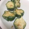ちむたこりん's cooksnap of when they made 輪切りのピーマンの肉詰め☆.