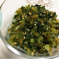メーメーひつじ's cooksnap of when they made 簡単☆かぶの葉めんつゆ炒め.