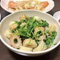 しーな☆彡's cooksnap of when they made 豆苗とちくわのワサビマヨ和え.