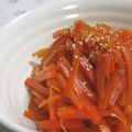 umemodoki's cooksnap of when they made にんじんのキンピラ♪.