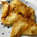 しずピヨ's cooksnap of when they made ワンタン皮のチーズあげ.