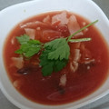 横山允謙's cooksnap of when they made タコとトマトのスープ.