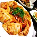 AXBXUX's cooksnap of when they made 甘酢あんかけ揚げ餃子.