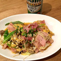 としっちシェフ's cooksnap of when they made 簡単きのことベーコンの卵とじ！！.