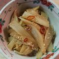 ろーずひっぷ's cooksnap of when they made うどのきんぴら.