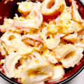 クックYQ6AZF☆'s cooksnap of when they made 【めちゃうま～ちくわ卵のマヨ味噌炒め】.