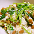 izmicizumi's cooksnap of when they made 豆苗の納豆白和え.