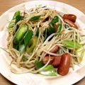 クックT38JN8☆'s cooksnap of when they made ウインナーと長ねぎもやし炒め.