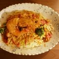うき✩'s cooksnap of when they made 動画#11海老とトマトの生クリームパスタ.