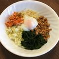 四児のハハ's cooksnap of when they made 簡単 ぴり辛そぼろのビビンバ.