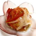 ☆lino☆lino's cooksnap of when they made 簡単！新玉ねぎとトマトのスライスサラダ.