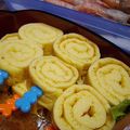 まぶたん's cooksnap of when they made 卵焼きフライパンとFPで簡単ミニ伊達巻.